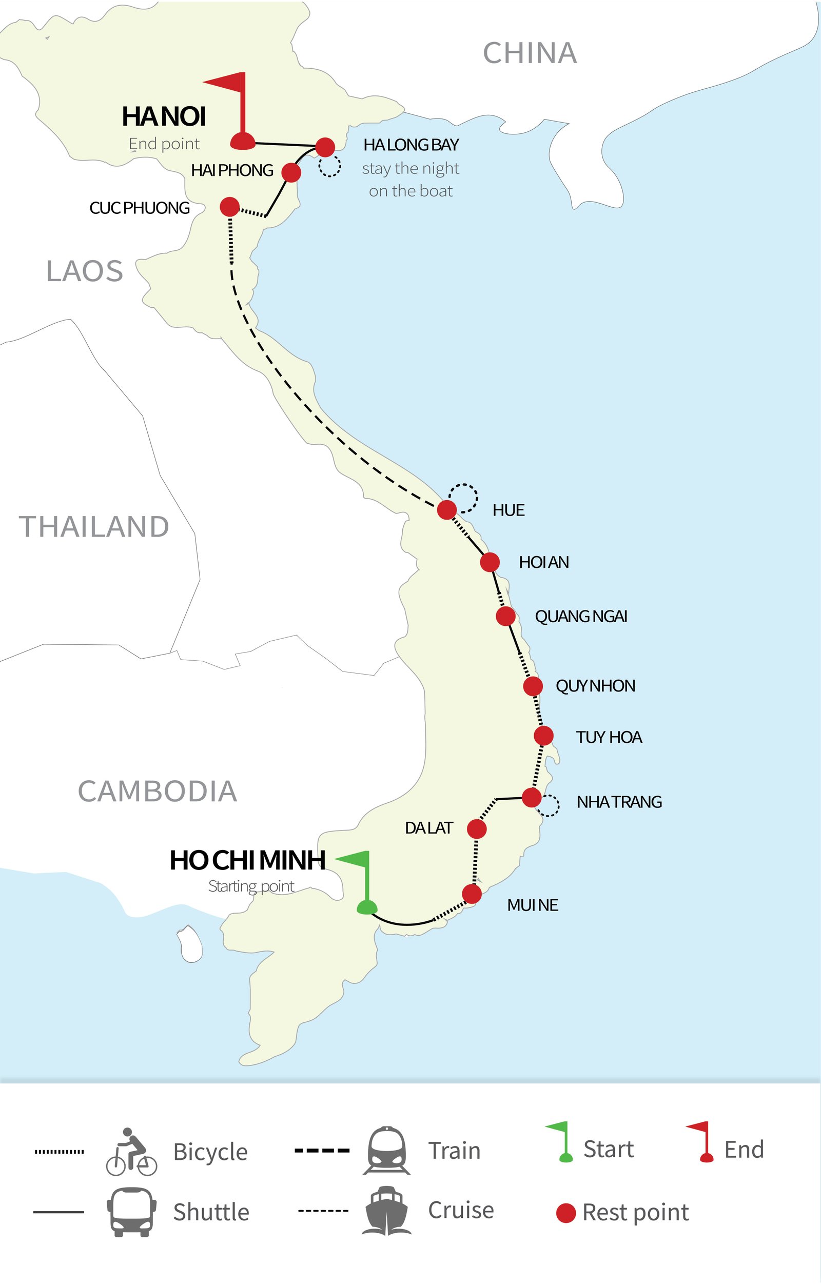 15-Day  Cycling the Soul of Vietnam The Ultimate Ho Chi Minh to Hanoi Expedition